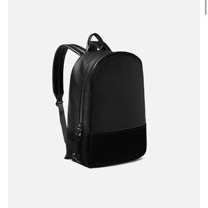 Killspencer black leather backpack